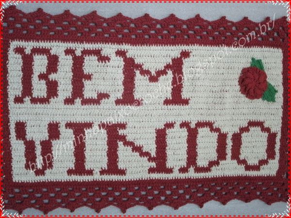tapete bem vindo,sob encomenda